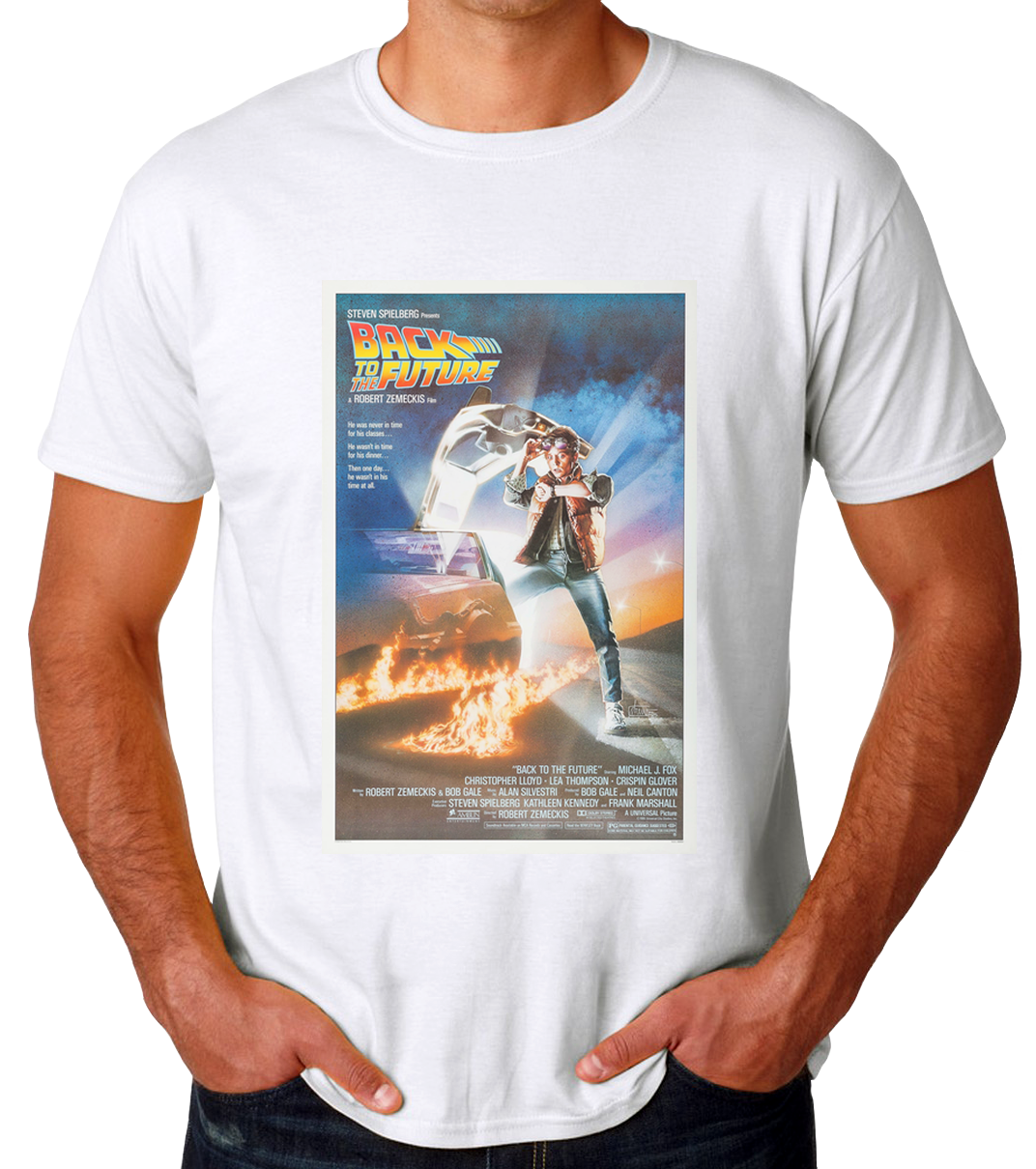 Volver al Futuro Poster 1 Playera de Hombre