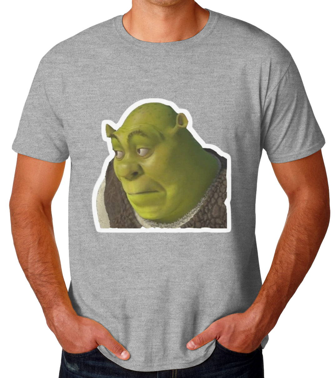 Sticker Shrek Playera de Hombre