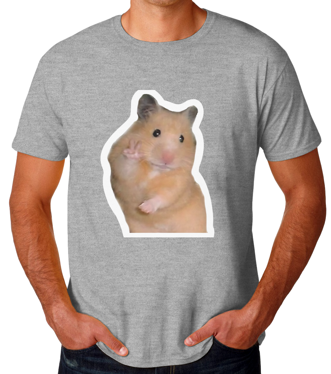 Sticker Hamster Playera de Hombre