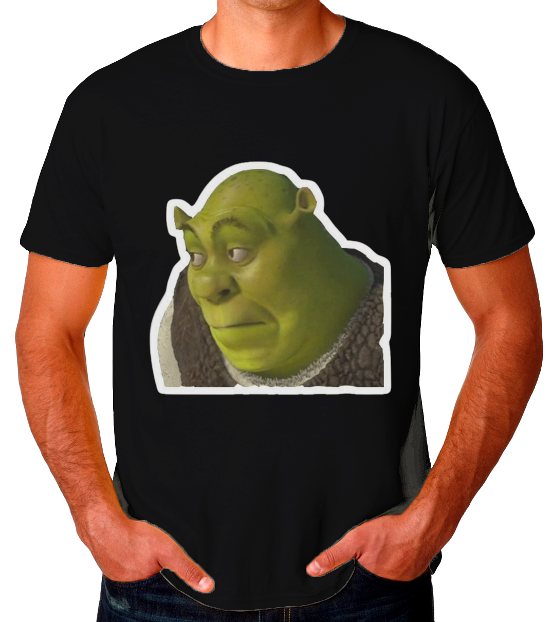 Sticker Shrek Playera de Hombre