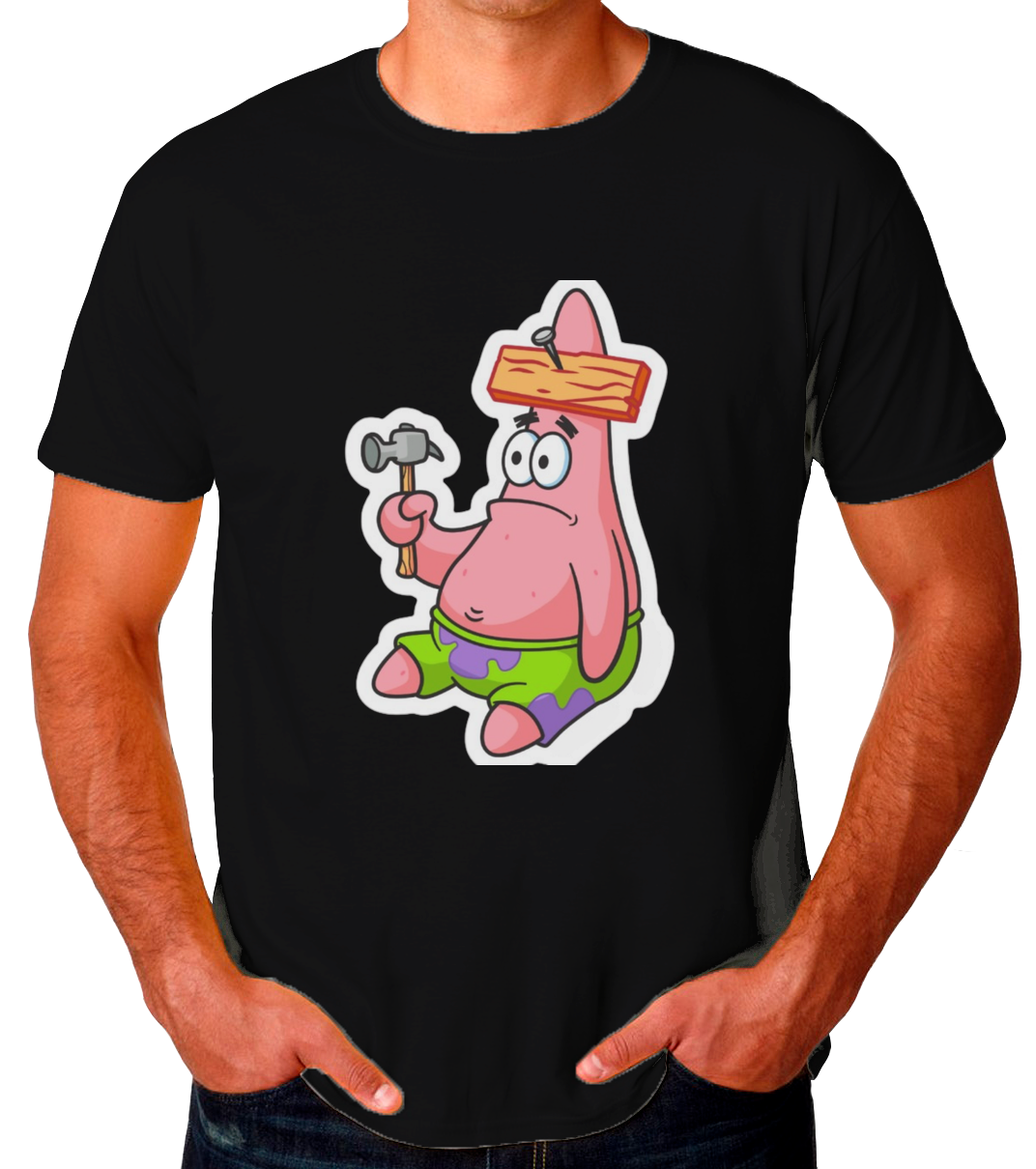 Sticker Patricio Playera de Hombre