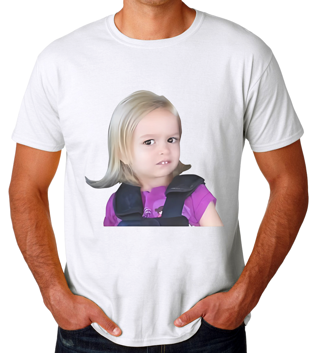 Sticker Niña Asco Playera de Hombre