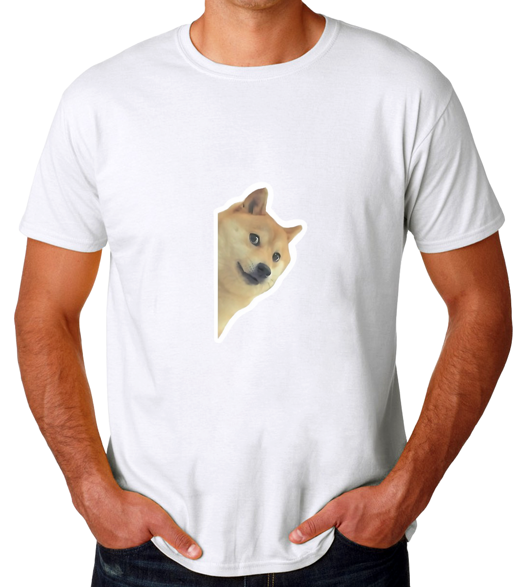 Sticker Dogo Playera de Hombre