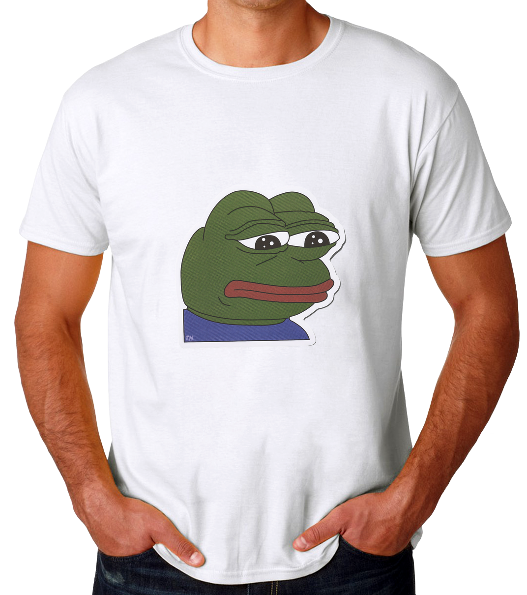 Sticker Pepe Playera de Hombre