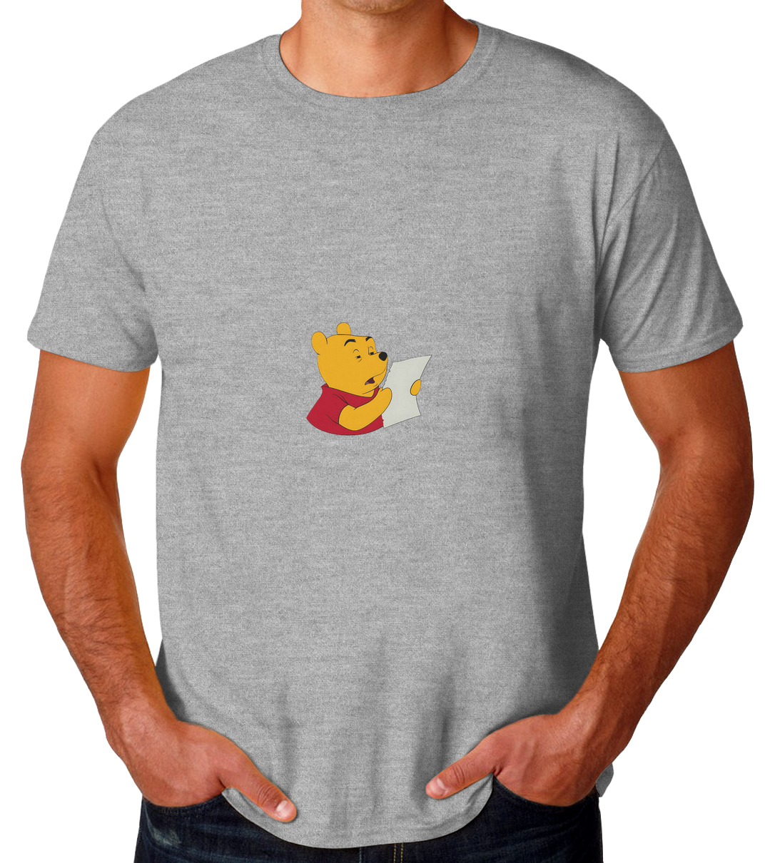 Sticker Pooh Playera de Hombre