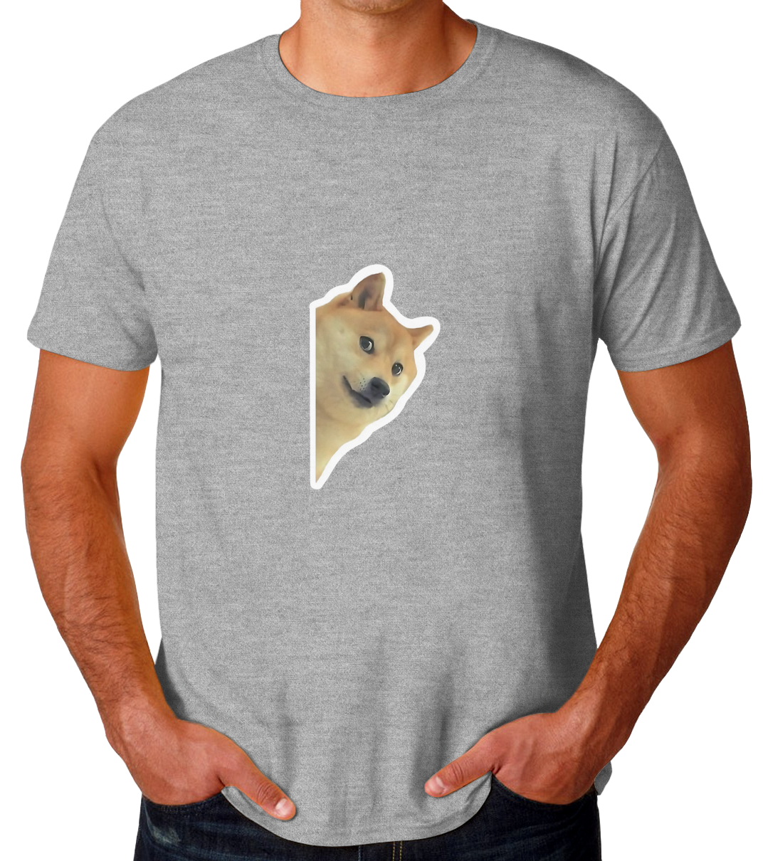 Sticker Dogo Playera de Hombre