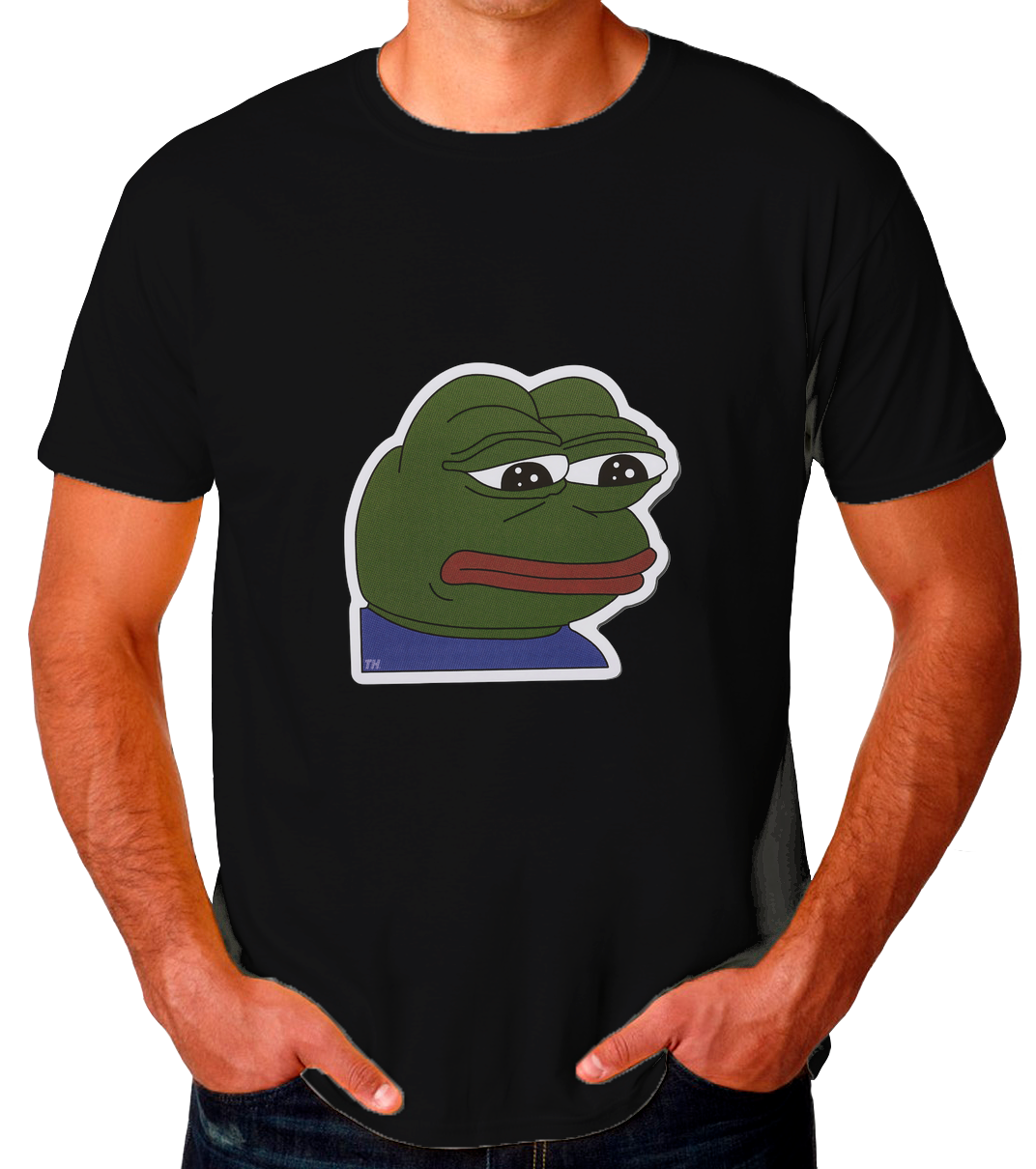 Sticker Pepe Playera de Hombre