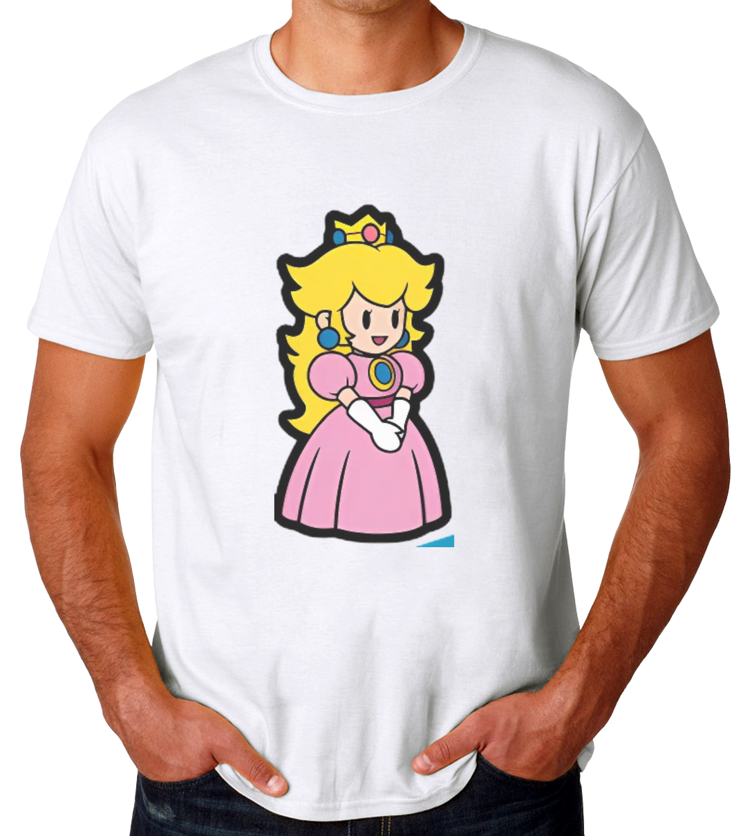 Sticker Peach Playera de Hombre
