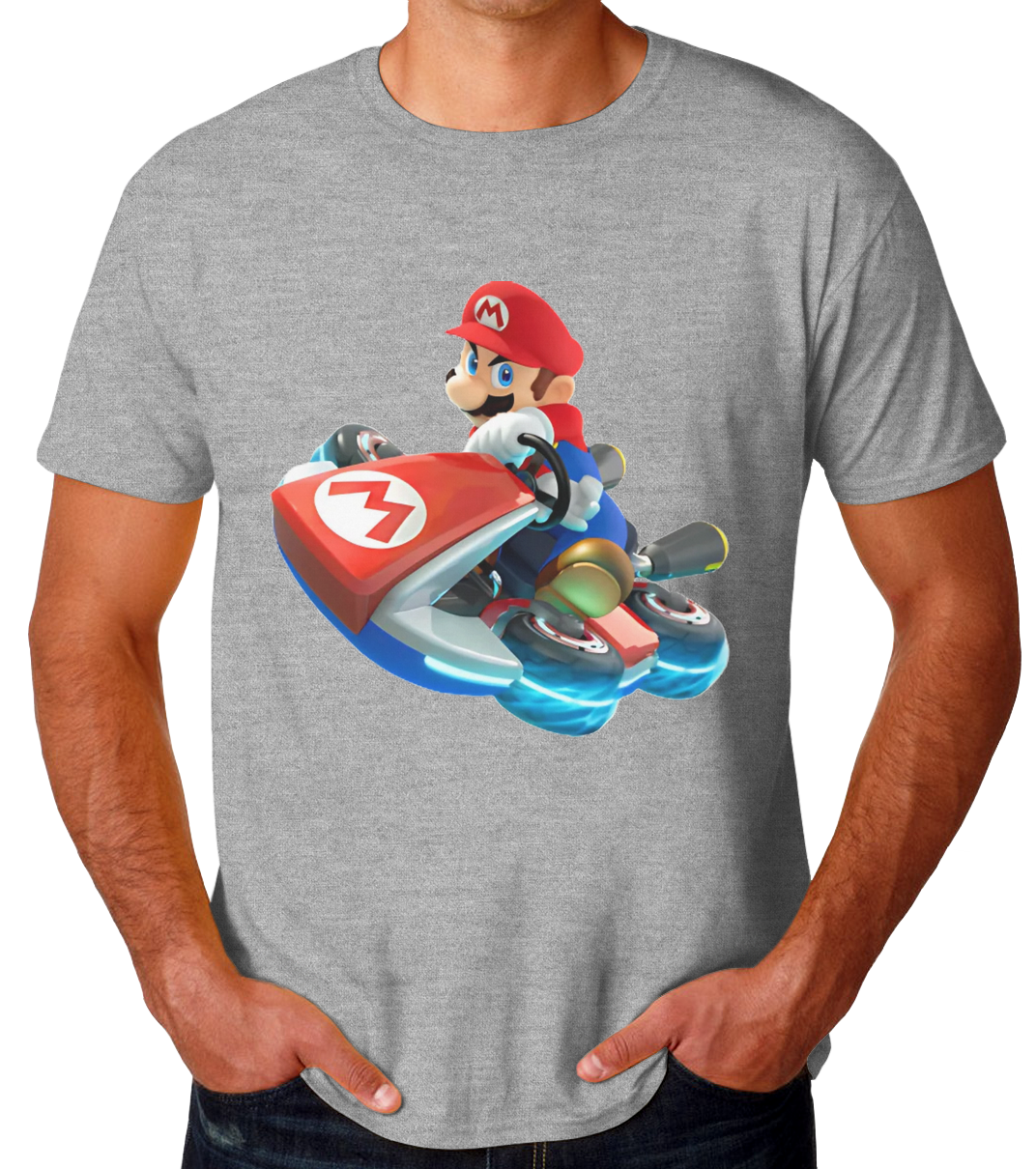 Sticker Mario Kart Playera de Hombre