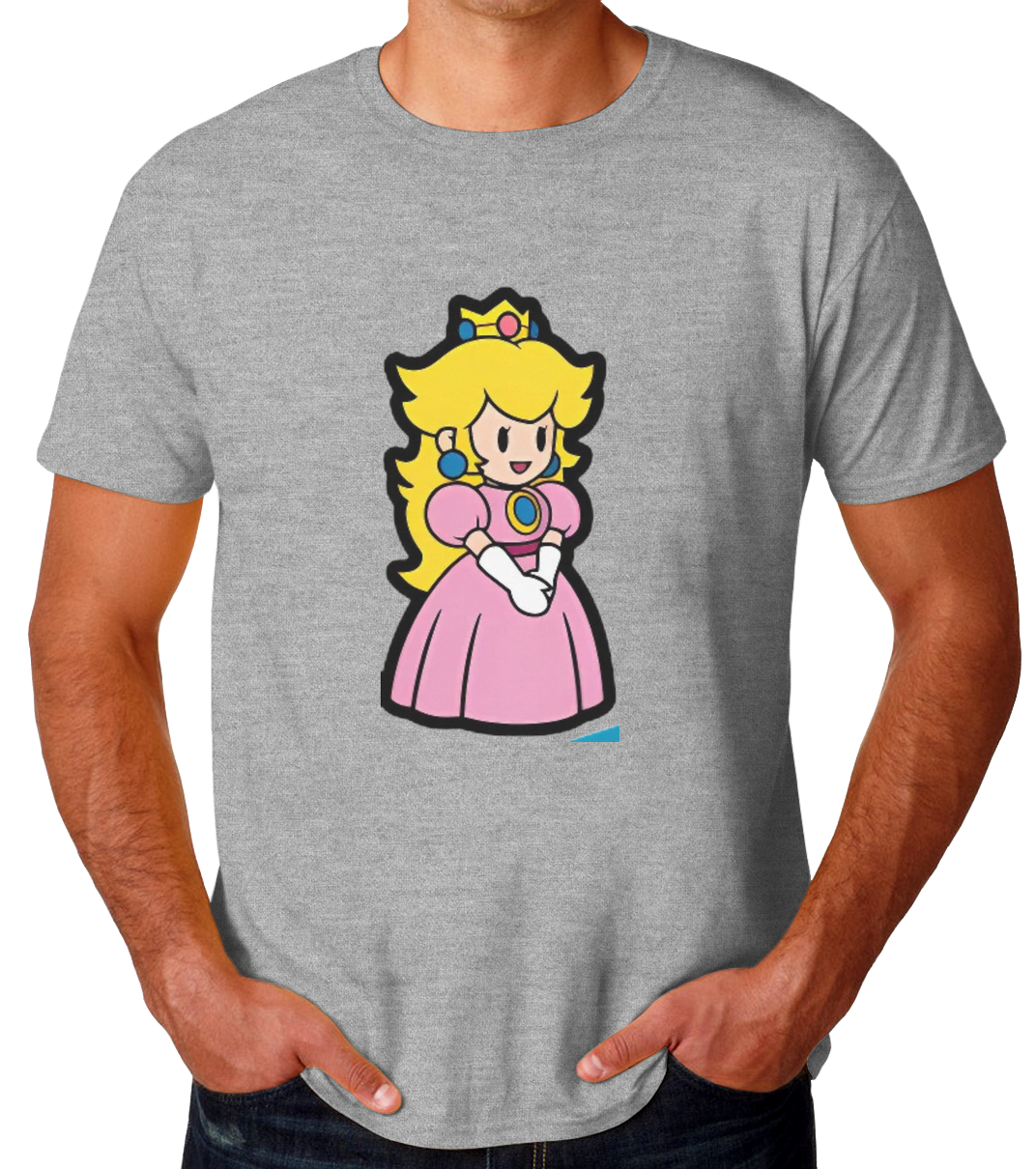 Sticker Peach Playera de Hombre