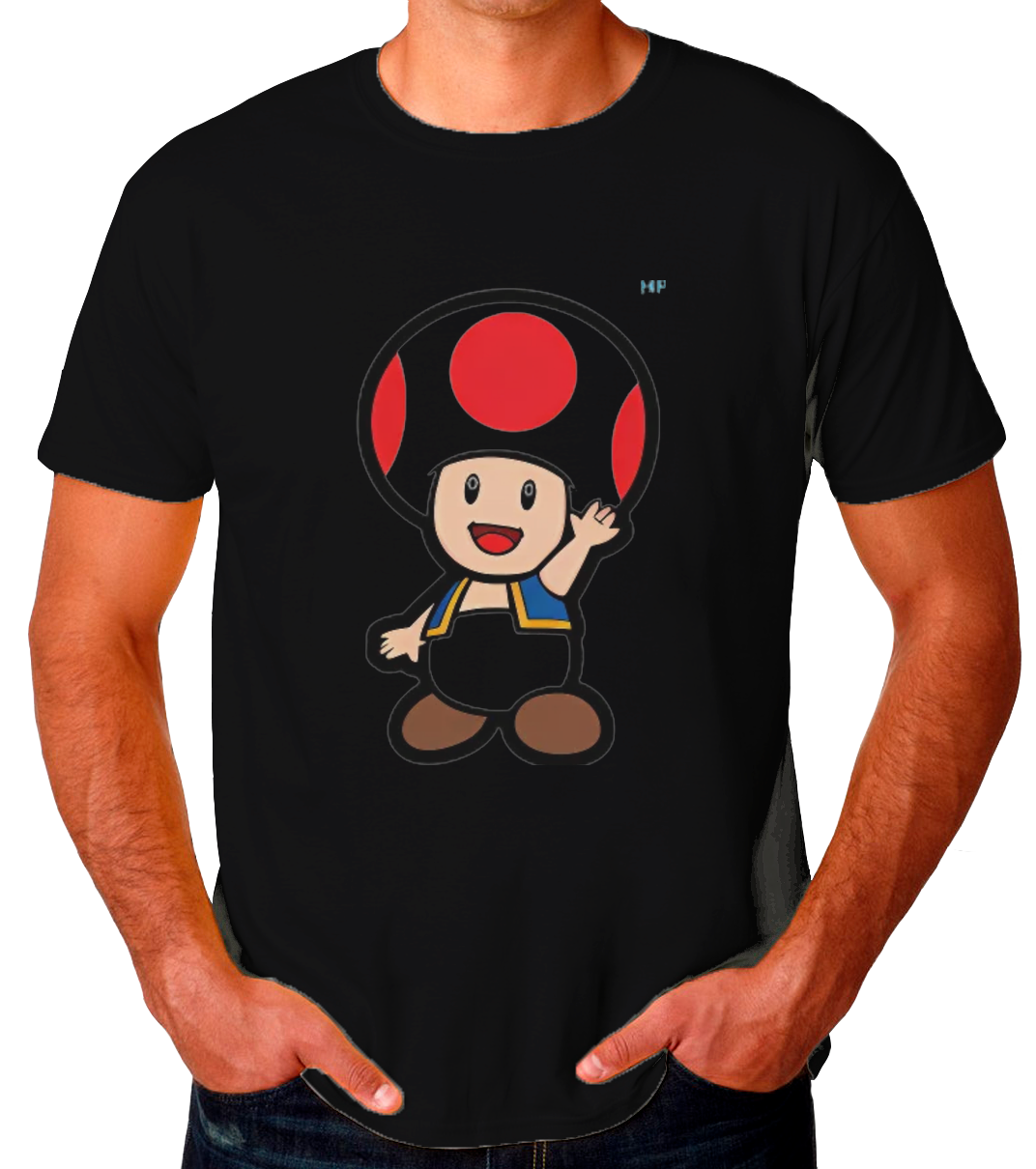 Sticker Toad Playera de Hombre