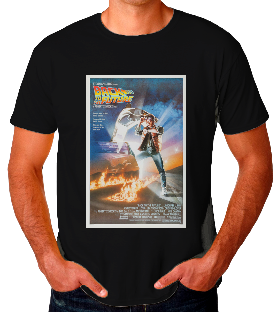 Volver al Futuro Poster 1 Playera de Hombre
