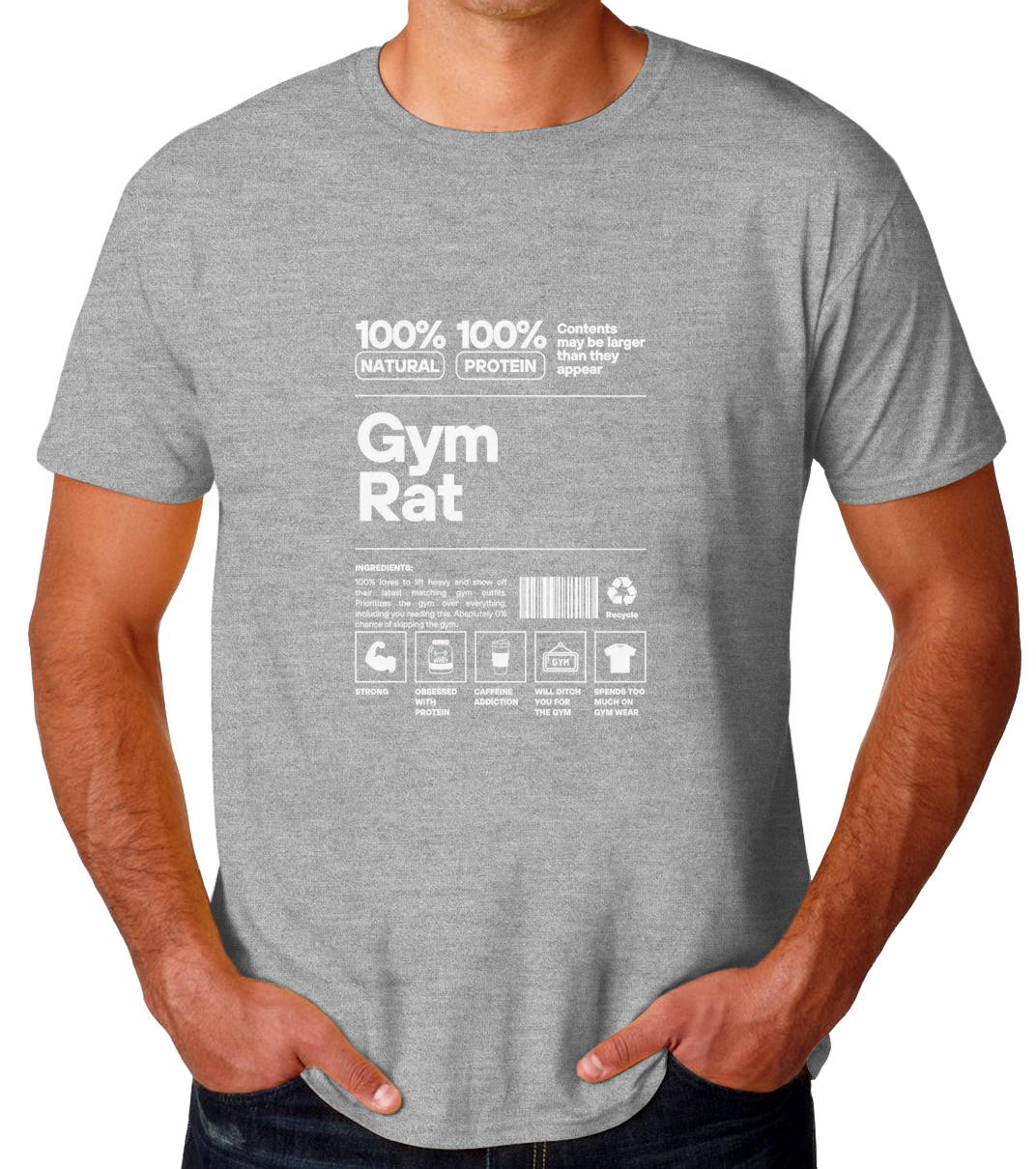 Gym Calavera 3 Playera de Hombre