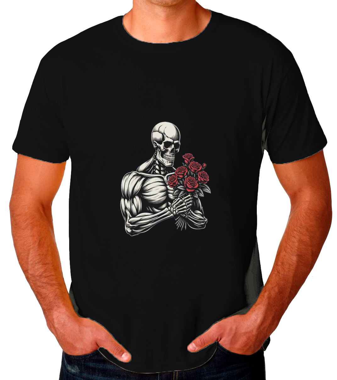 Gym Calavera 2 Playera de Hombre