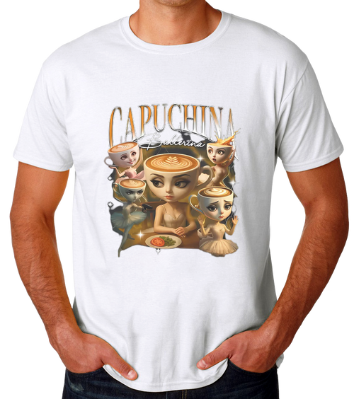 Capuchina Balerina Playera de Hombre