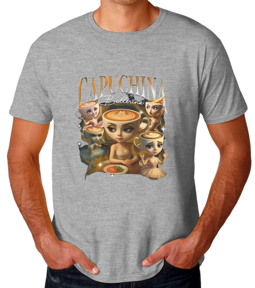 Capuchina Balerina Playera de Hombre
