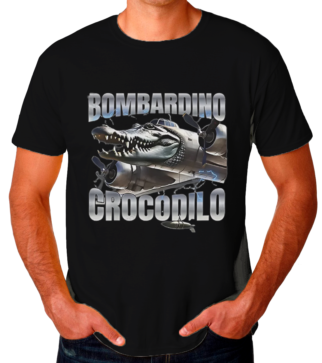 Borbardino Cocodrilo Playera de Hombre