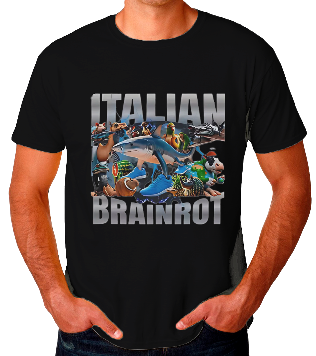Italian Brainrot Playera de Hombre