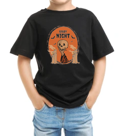 scary night Playera de niño
