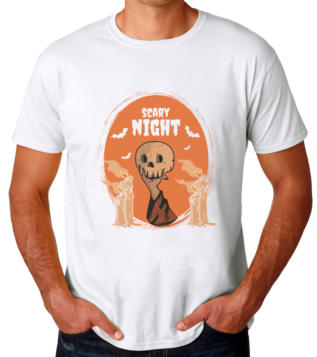 scary night Playera de Hombre