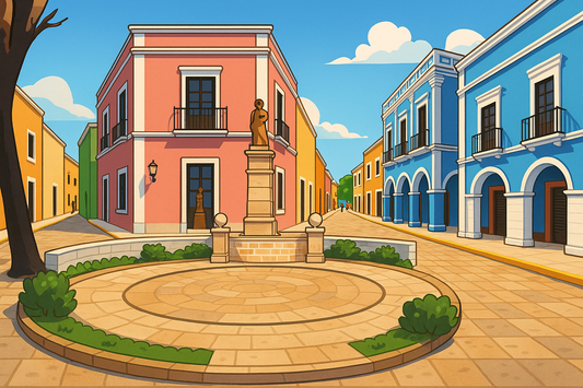 Sticker “Barrio del Guanal – Cd. del Carmen” • Vinil impermeable 7 cm