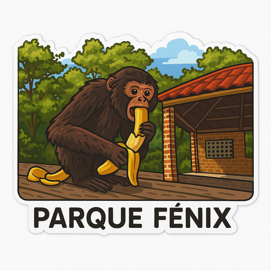 Sticker “Parque Fénix – Cd. del Carmen” • Vinil impermeable 7 cm
